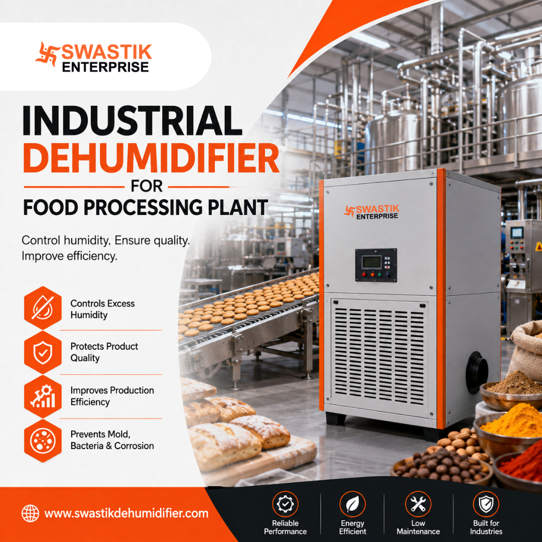 Industrial Dehumidifier for Food Processing Plant
